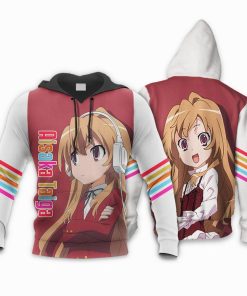 Toradora Aisaka Taiga All Over Print Hoodie Toradora Aisaka Taiga All Over Print Hoodie
