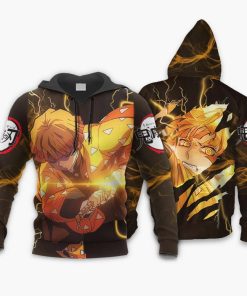Zenitsu Agatsuma Demon Slayer All Over Print Hoodie