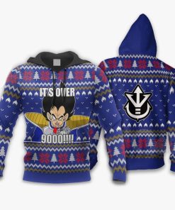 Vegeta It’s Over 9000 DBZ All Over Print Hoodie