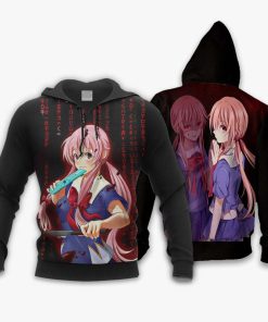 Yuno Gasai Hoodie Future Diary Mirai Nikkis All Over Print Hoodie