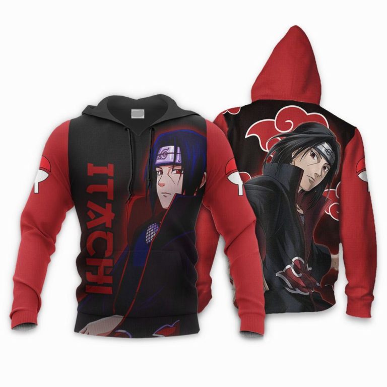 Uchiha Itachi Akatsuki All Over Print Hoodie - RobinPlaceFabrics