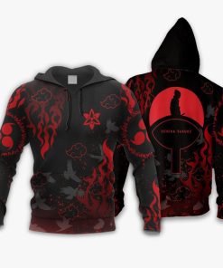 Uchiha Sasuke Naruto Symbols All Over Print Hoodie