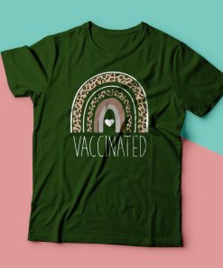 Leopard rainbow vaccinated t-shirt