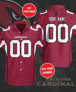 Arizona Cardinals Team Casual Button Up Shirt