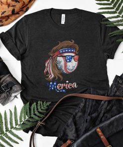 Baseball Mullet American Flag Merica Fathers Day Shirt Baseball Mullet American Flag Merica Fathers Day Shirt