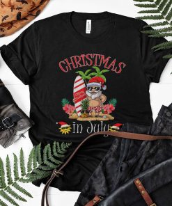 Christmas In July Shirt Funny Santa Summer Beach Vacation