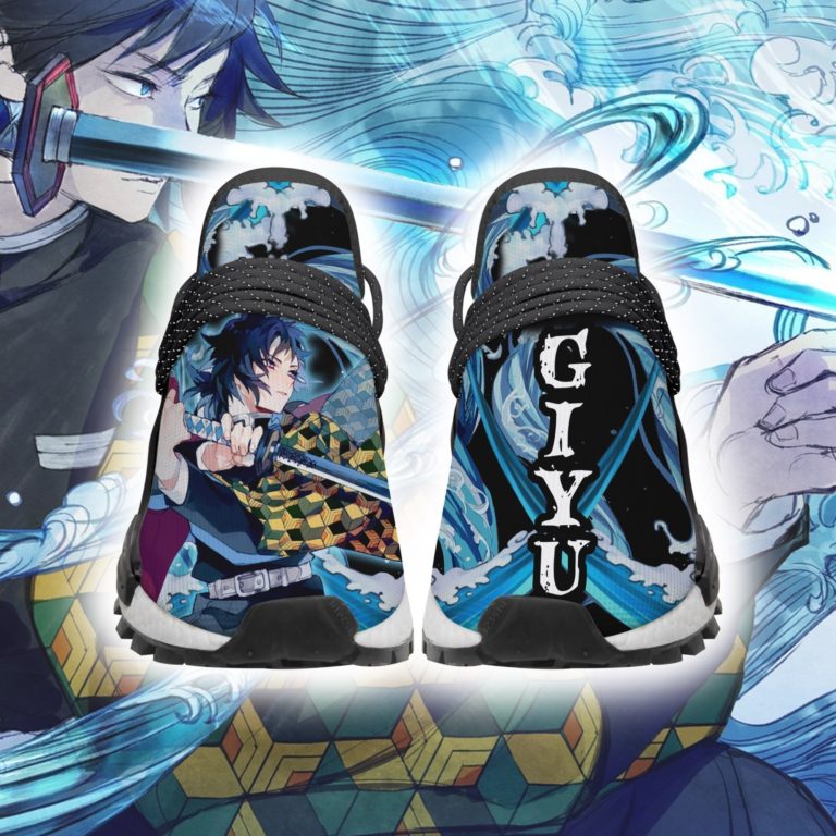Demon Slayer Giyu Water Breathing NMD Human Race Sneakers
