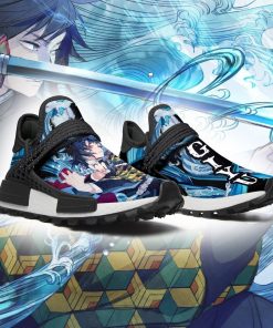 Demon Slayer Giyu Water Breathing NMD Human Race Sneakers