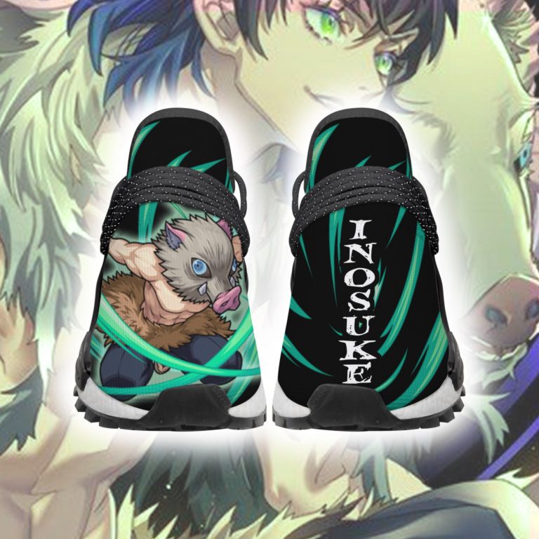 Kimetsu no Yaiba – Demon Slayer Inosuke Beast Breathing NMD Human Race Custom Shoes