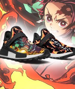 Demon Slayer Nmd Human Race Tanjiro Fire Breathing NMD Human Race Shoes