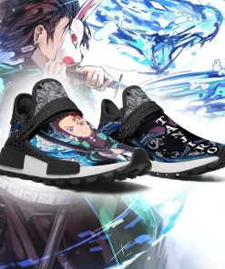 Demon Slayer Tanjiro Water Breathing NMD Human Race Sneakers