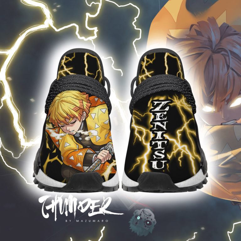 Kimetsu no Yaiba – Demon Slayer Zenitsu Thunder Breathing NMD Human Race Shoes