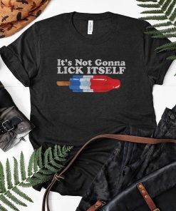 Its Not Gonna Lick Itself Funny Popsicle 4th of July Shirt