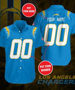 Los Angeles Chargers Casual Button Up Shirt
