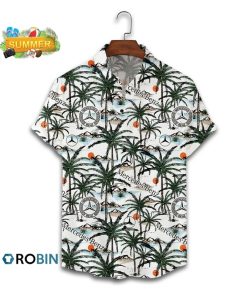 Mercedes Hawaiian Shirt, Button Up Shirt