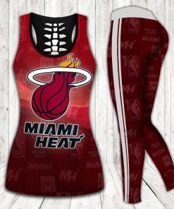 Miami Heat Hollow Tank Top and Leggings