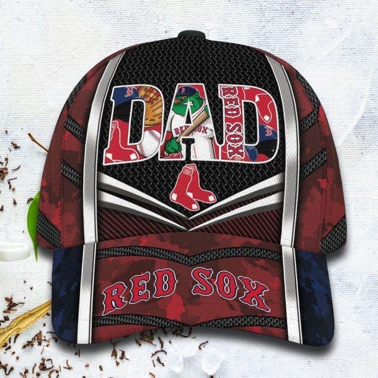 MLB Boston Red Sox DAD Custom Cap