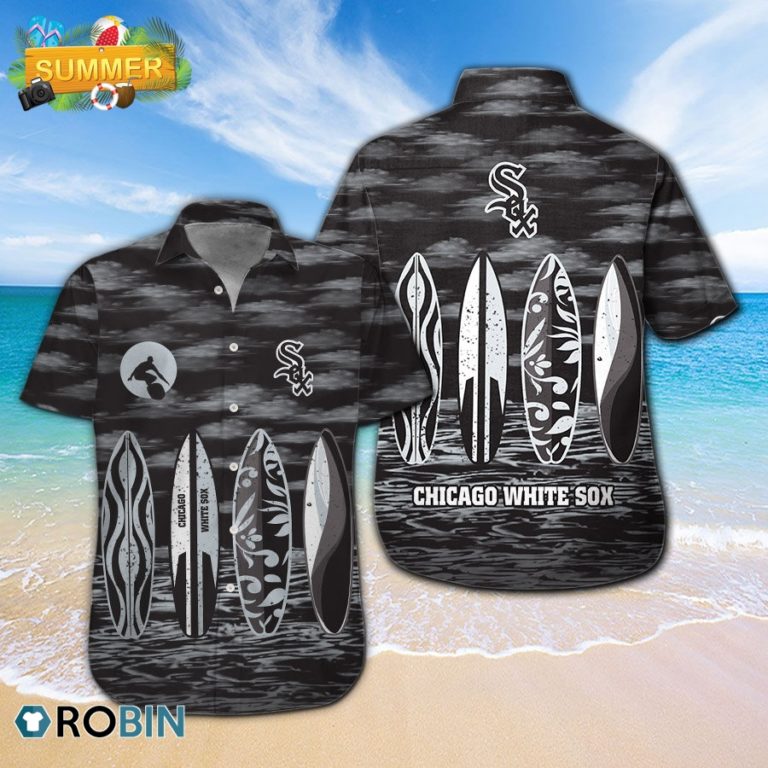 Mlb Chicago White Sox Surfboard Summer Beach Hawaiian Shirts