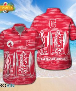 Mlb Cleveland Indians Surfboard Summer Beach Hawaiian Shirts Mlb Cleveland Indians Surfboard Summer Beach Hawaiian Shirts