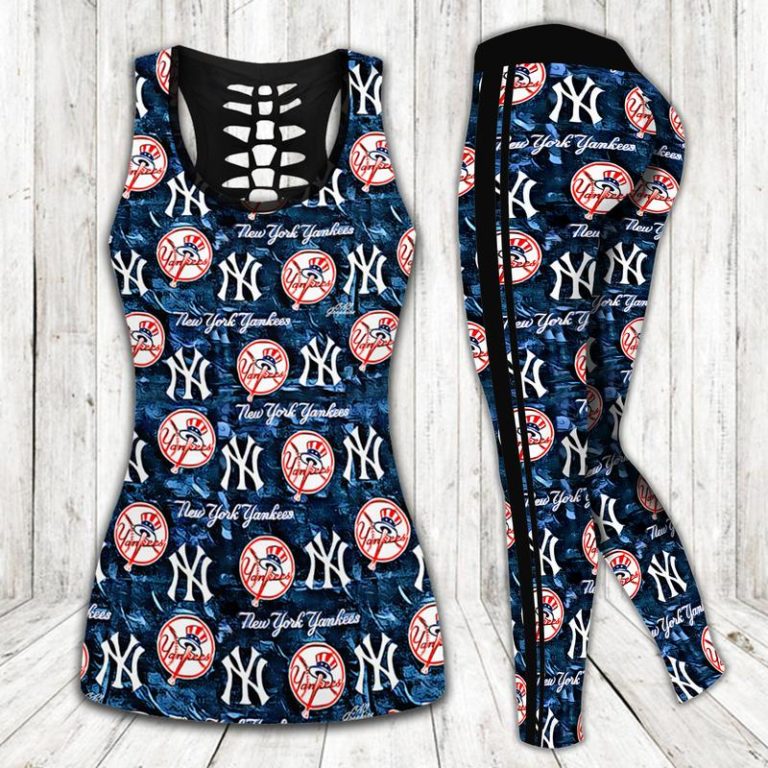 New York Yankees Hollow Tank Top and Leggings