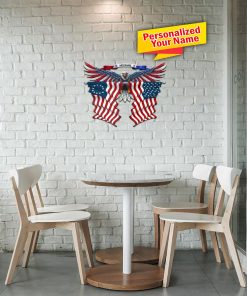 Personalized Betsy Ross Flag Cut Metal Sign Personalized Betsy Ross Flag Cut Metal Sign
