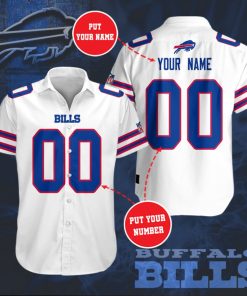 Personalized Buffalo Bills Team Casual Button Up Shirt