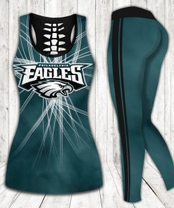 Philadelphia Eagles Hollow Tank Top and Leggings