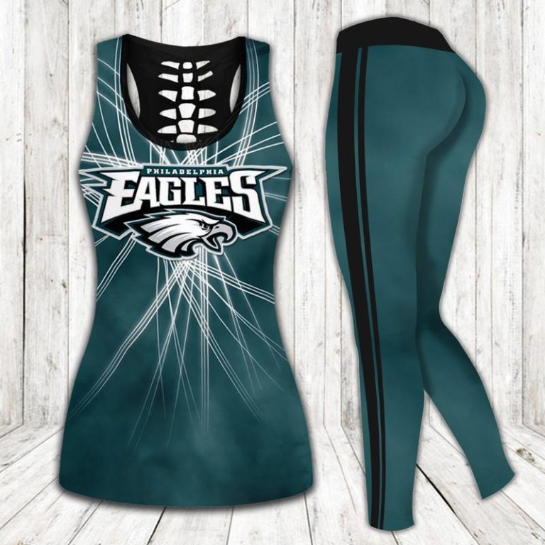 Philadelphia Eagles Hollow Tank Top and Leggings