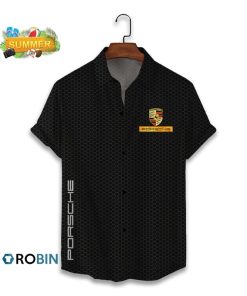 Porsche Button Up T Shirt, Hawaiian Shirt