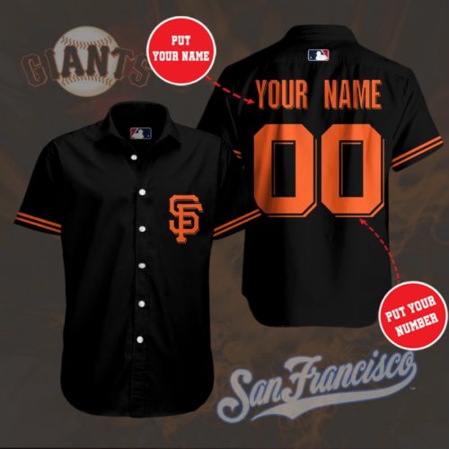 San Francisco Giants Team Short Sleeve Button Up Shirt ...