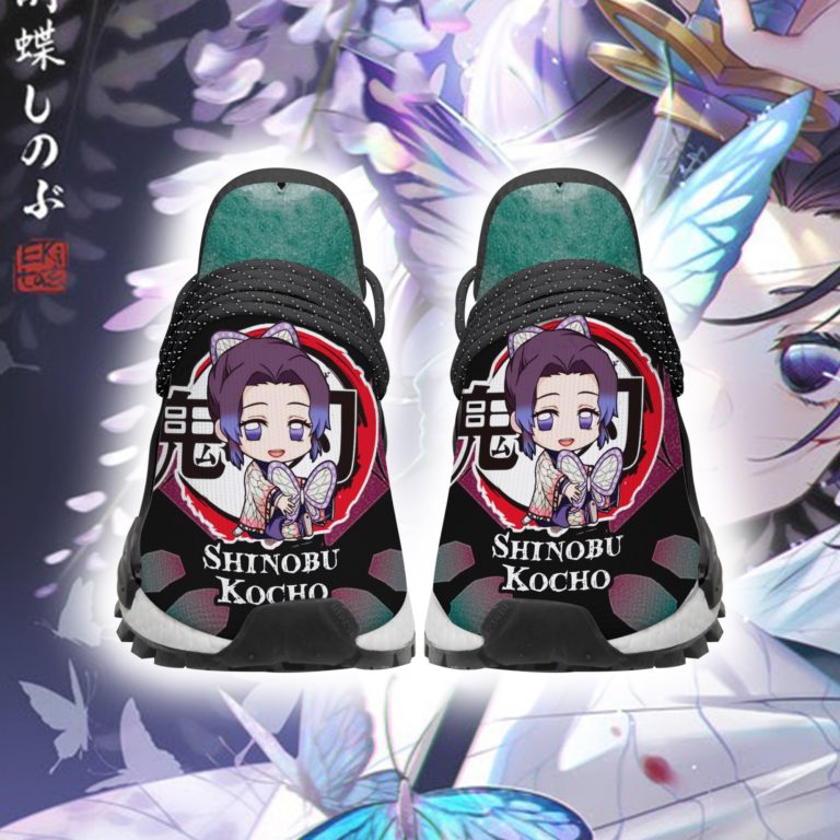 Shinobu Kocho Demon Slayer NMD Human Race Sneakers