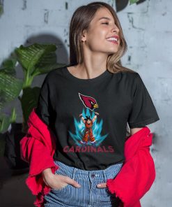 Son Goku Powering Up In Energy Arizona Cardinals Shirt