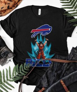 Son Goku Powering Up In Energy Buffalo Bills Shirt