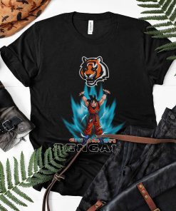 Son Goku Powering Up In Energy Cincinnati Bengals Shirt
