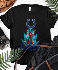 Son Goku Powering Up In Energy Indianapolis Colts Shirt