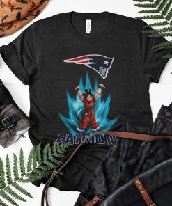 Son Goku Powering Up In Energy New England Patriots Shirt