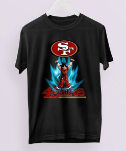 Son Goku Powering Up In Energy San Francisco 49ers Shirt