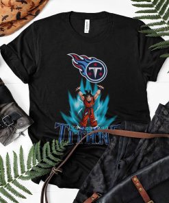 Son Goku Powering Up In Energy Tennessee Titans Shirt