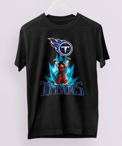 Son Goku Powering Up In Energy Tennessee Titans Shirt