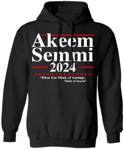 Akeem Semmi 2024 when you think of garbage think of Akeem t-shirt and hoodie