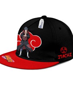 Akatsuki Itachi Snapback Hat Custom Konohagakure Naruto Anime Hat Akatsuki Itachi Snapback Hat Custom Konohagakure Naruto Anime Hat