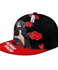 Akatsuki Itachi Snapback Hat Custom Naruto Anime Hat