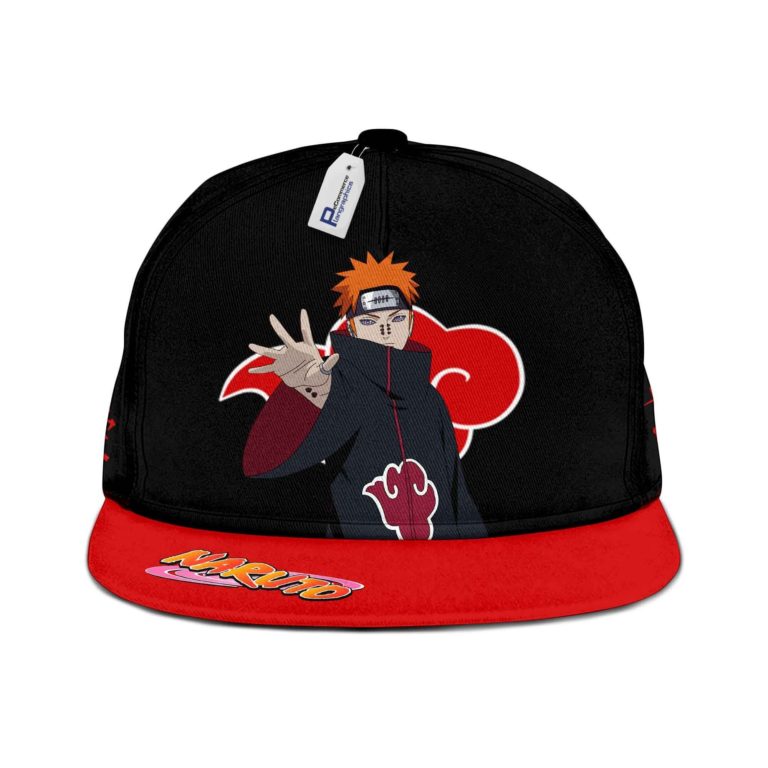 Akatsuki Pain Snapback Hat Custom Seal Naruto Anime Hat