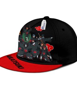 Akatsuki Snapback Hat Custom Naruto Anime Hat