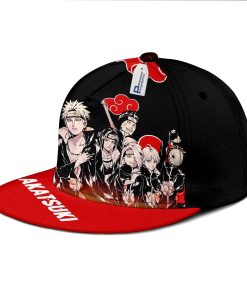 Akatsuki Team Snapback Hat Custom Naruto Anime Hat