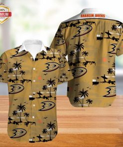 Anaheim Ducks Aloha Shirt, Hawaiian Beach Shirt Short Sleeve Anaheim Ducks Aloha Shirt, Hawaiian Beach Shirt Short Sleeve