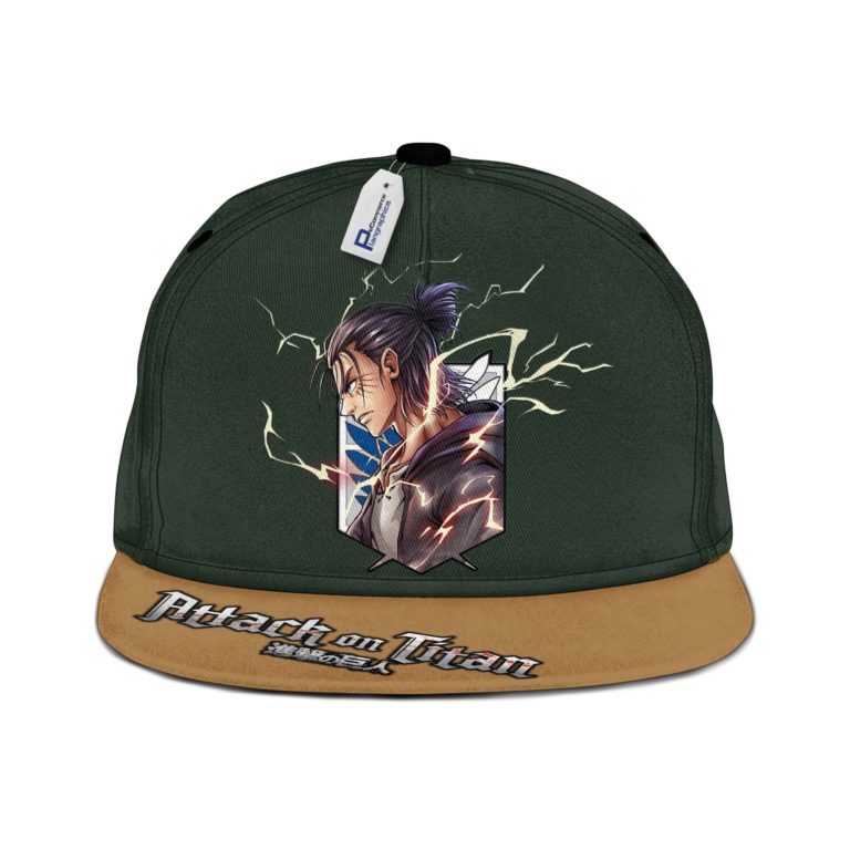 AOT Final Season Eren Snapback Hat Custom Attack On Titan Anime Hat