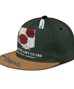 AOT Garrison Snapback Hat Custom Attack On Titan Anime Hat AOT Garrison Snapback Hat Custom Attack On Titan Anime Hat