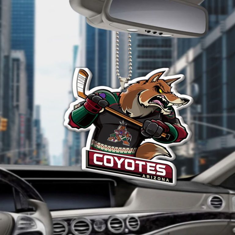 Arizona Coyotes Mascot Acrylic Car Ornament