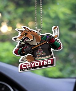 Arizona Coyotes Mascot Acrylic Car Ornament